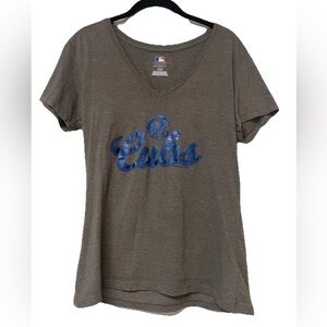 NWOT Cubs MLB Genuine Chicago Cubs T shirt short Sleeved Size L